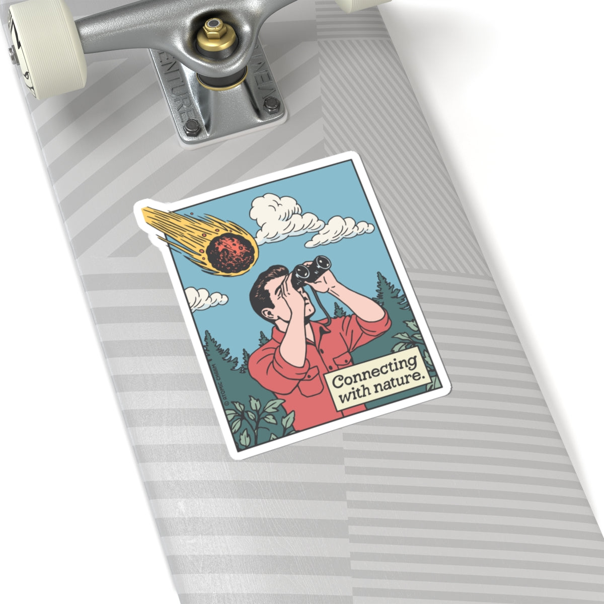 Connecting With Nature Sticker