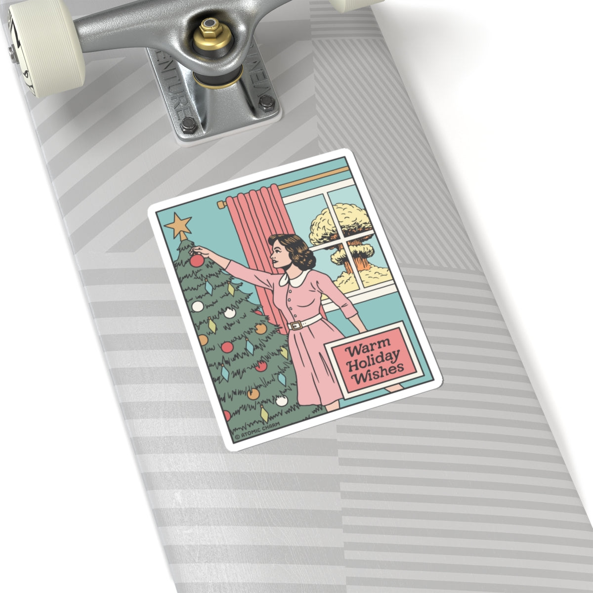 Warm Holiday Wishes Sticker