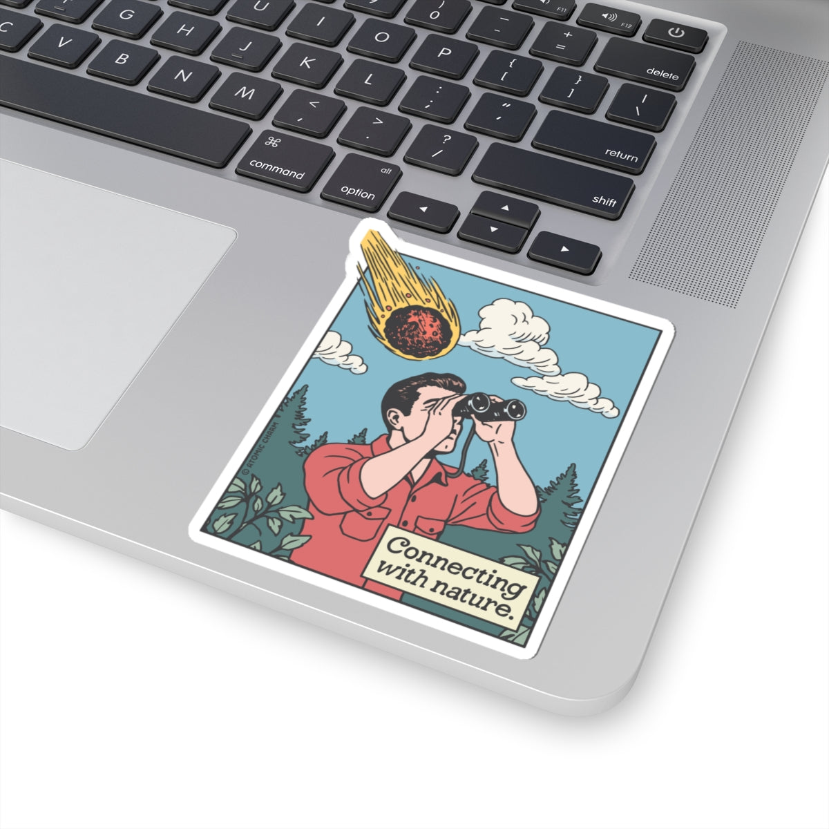 Connecting With Nature Sticker