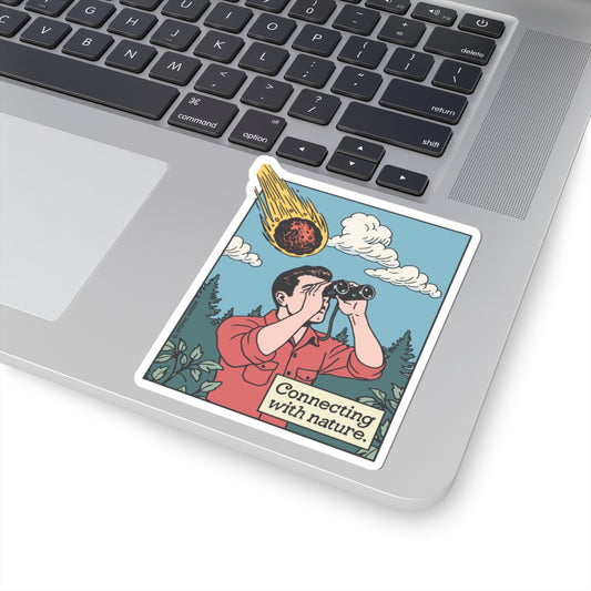 Connecting With Nature Sticker