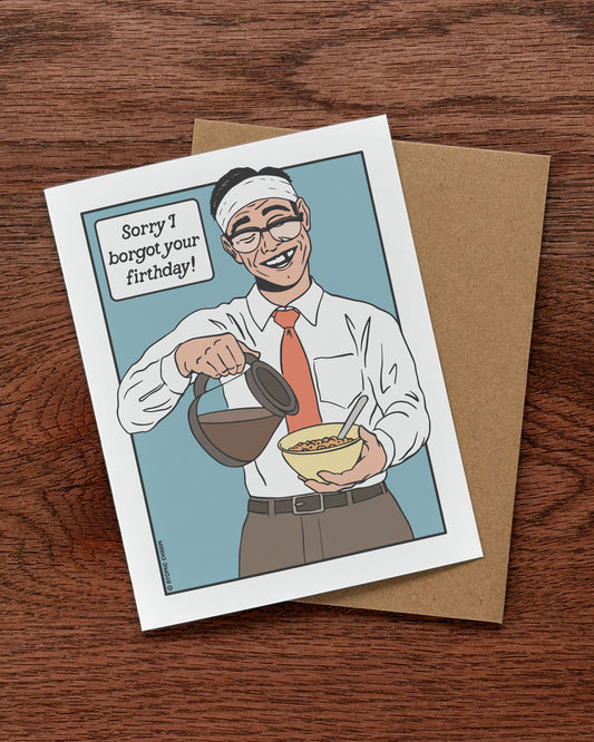 Forgot Your Birthday (Head Injury) - Greeting Card