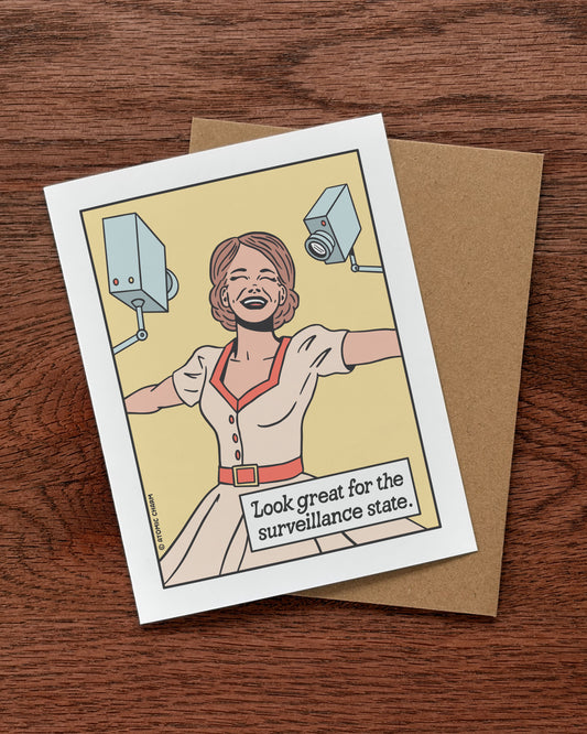 Surveillance State - Greeting Card