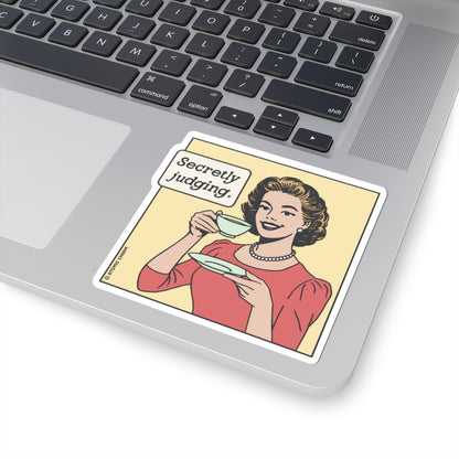 Secretly Judging Sticker