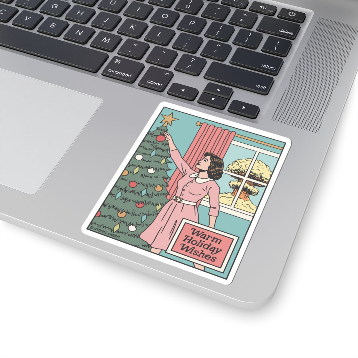 Warm Holiday Wishes Sticker
