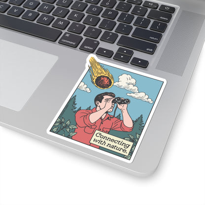Connecting With Nature Sticker