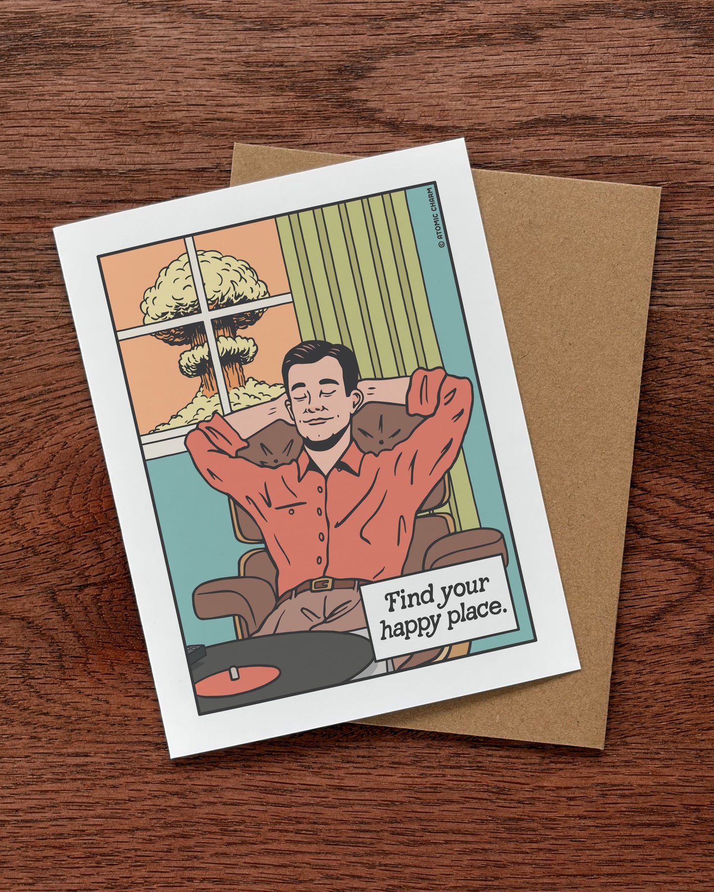 Find Your Happy Place - Greeting Card