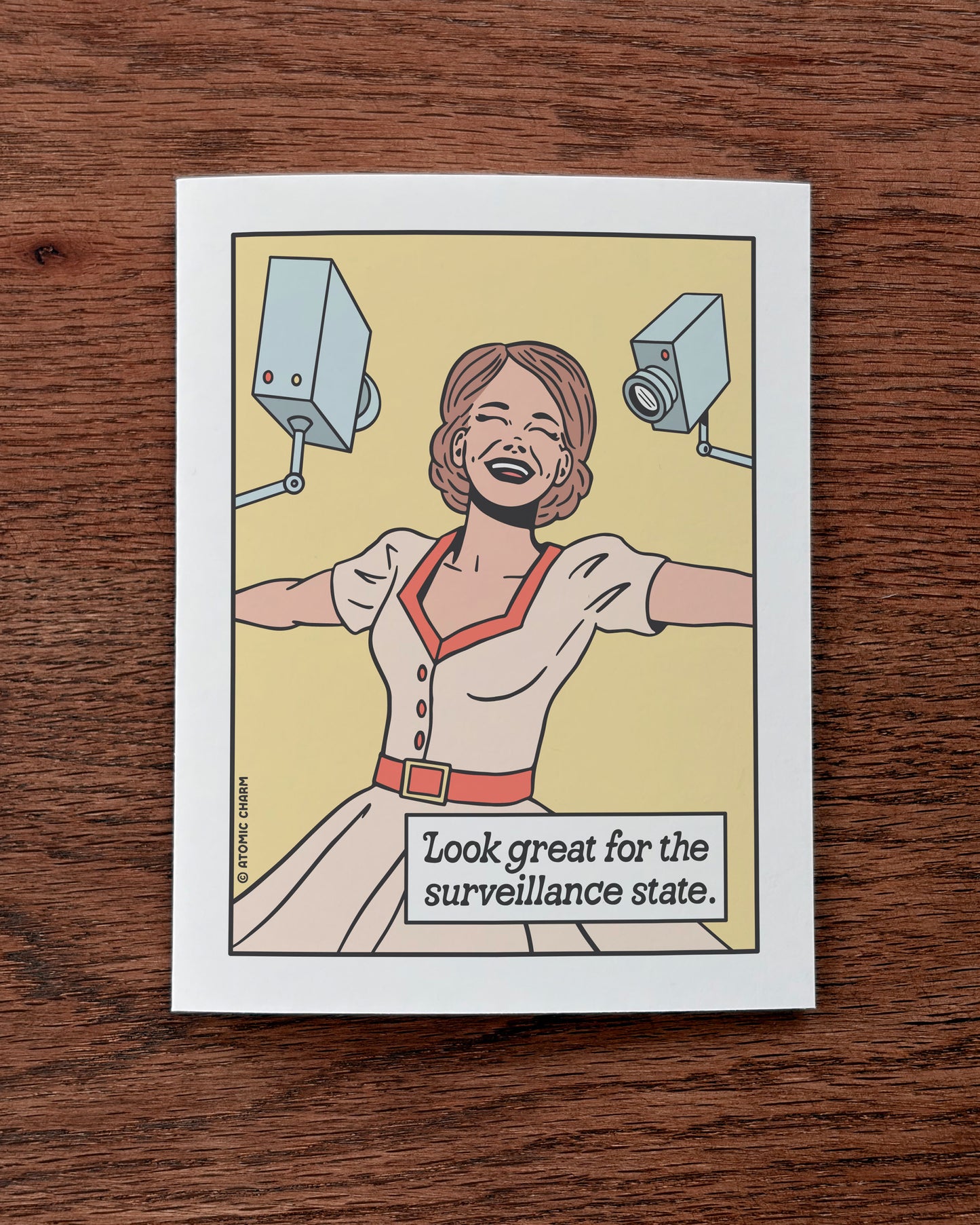 Surveillance State - Greeting Card