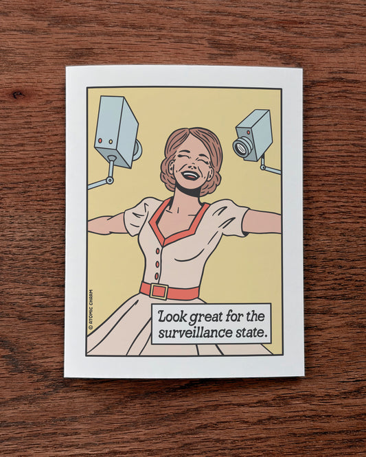 Surveillance State - Greeting Card