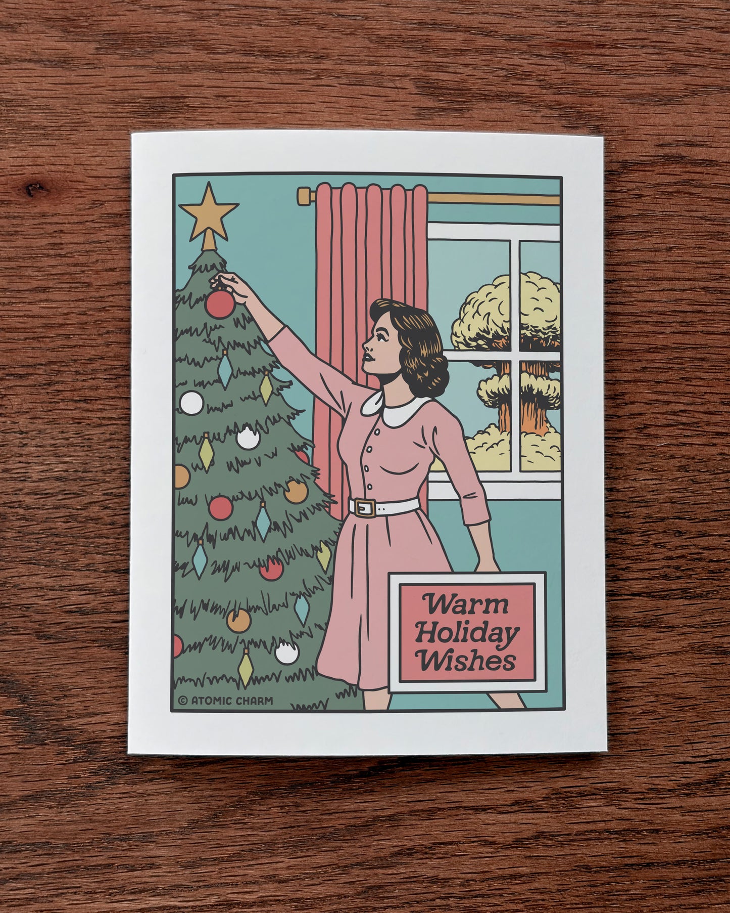 Warm Holiday Wishes - Greeting Card