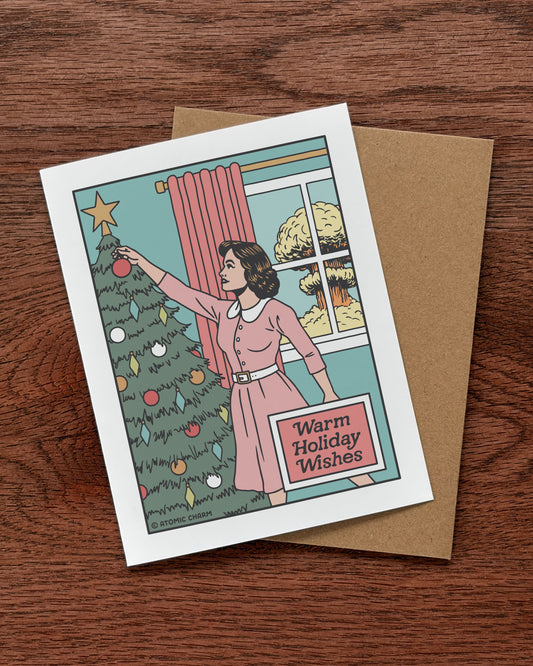 Warm Holiday Wishes - Greeting Card
